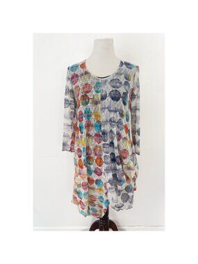 Giselle Shepatin Circle Dot Dress Asymmetric Art to Wear